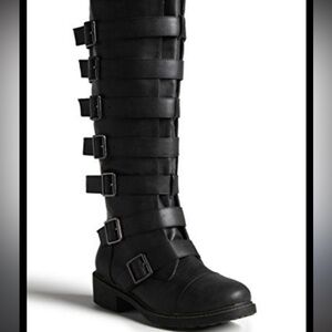 Torrid Strappy High Boots 10ww